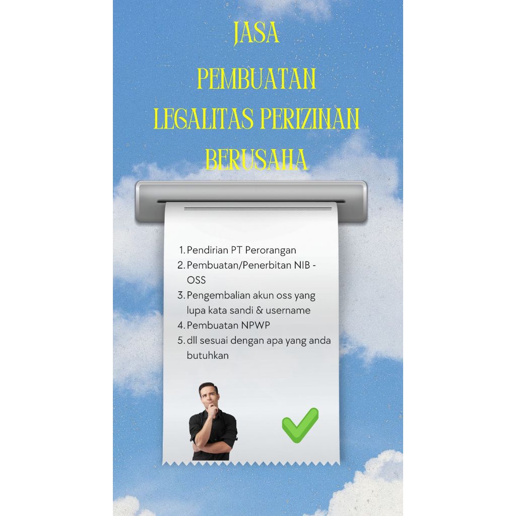 Jasa Pendirian PT Perorangan