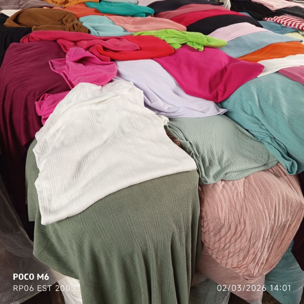 HARGA/0,5 M | KAIN POINTELLE | BAHAN KNIT SALUR | BAHAN KNIT HORNETS PREMIUM | KAIN KAOS CABUT JARUM