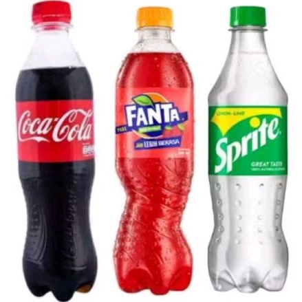 Coca Cola/Fanta/Sprite 1 Karton/Dus 390ml Isi 12 Botol
