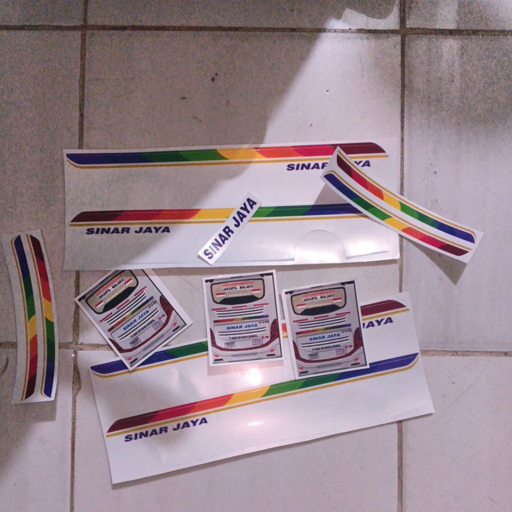 LIVERY CUTTING BUS SINAR JAYA || KHUSUS BUS RKC