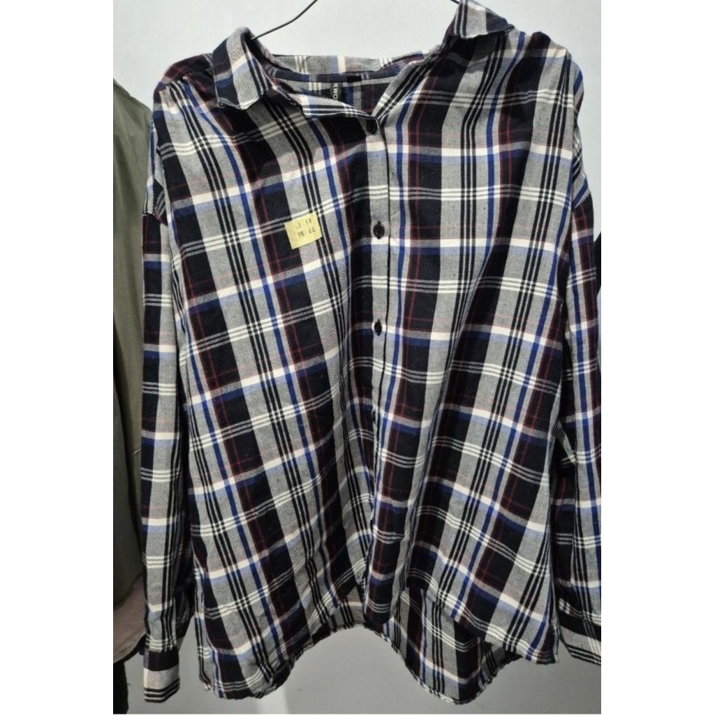 Kemeja flanel HK works London