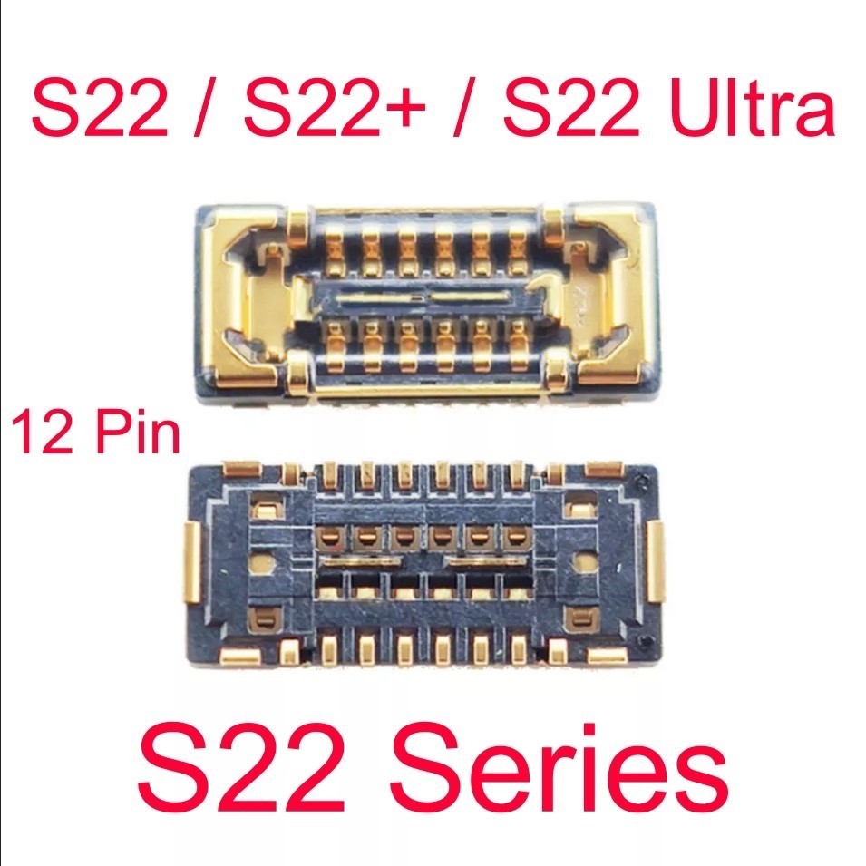 12 Pin FPC Socket Antena Sinyal di Mesin Samsung Galaxy S22 / Galaxy S22+ / Galaxy S22 Ultra