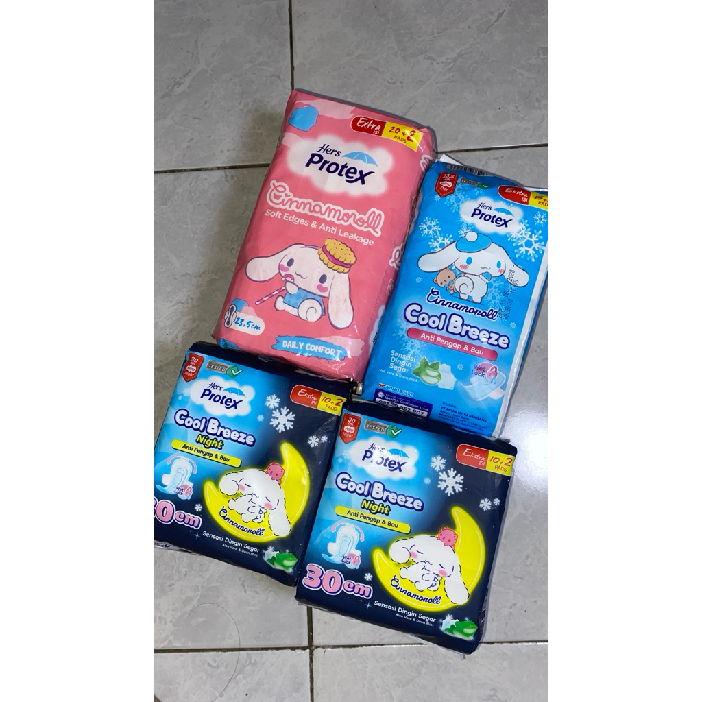 Hers Protect Get 4pcs / Hers Protex 30cm / Hers Protect Cool Breeze
