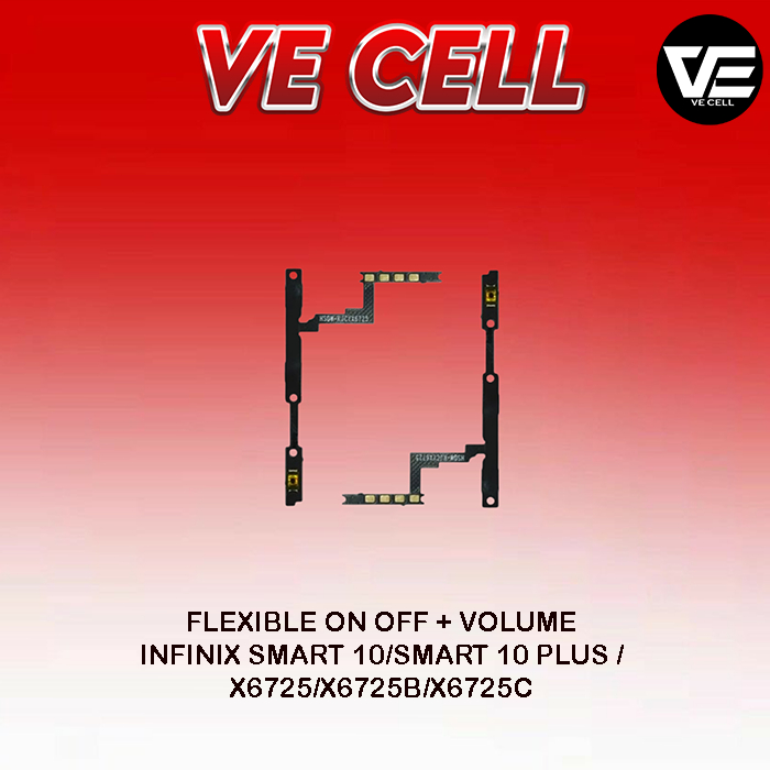 FLEXIBLE ON OFF + VOLUME INFINIX SMART 10/SMART 10 PLUS/X6725/X6725B/X6725C
