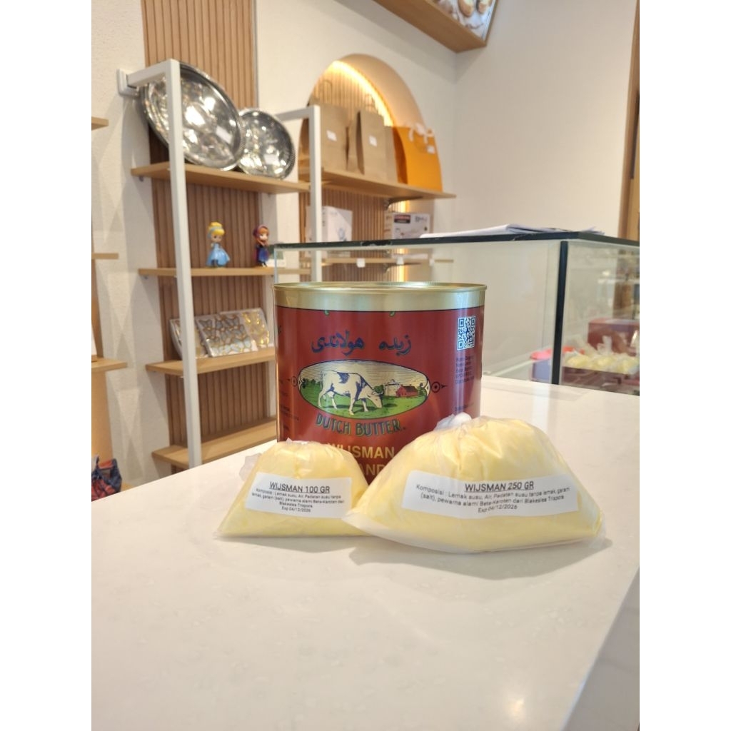 WIJSMAN BUTTER / MENTEGA WISMAN 100 GR & 250 GR / WISMAN KILOAN