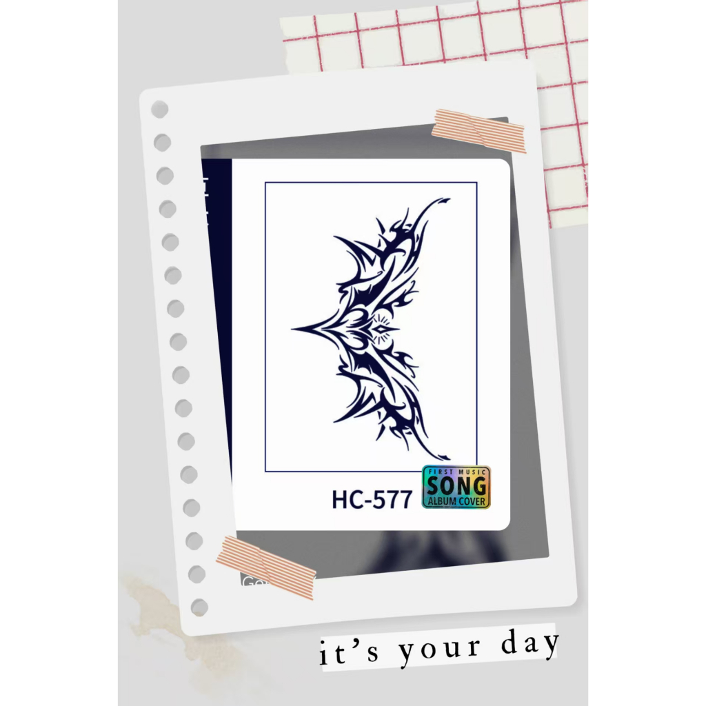 Tato Dada Tato Punggung Elegant Tato Sementara