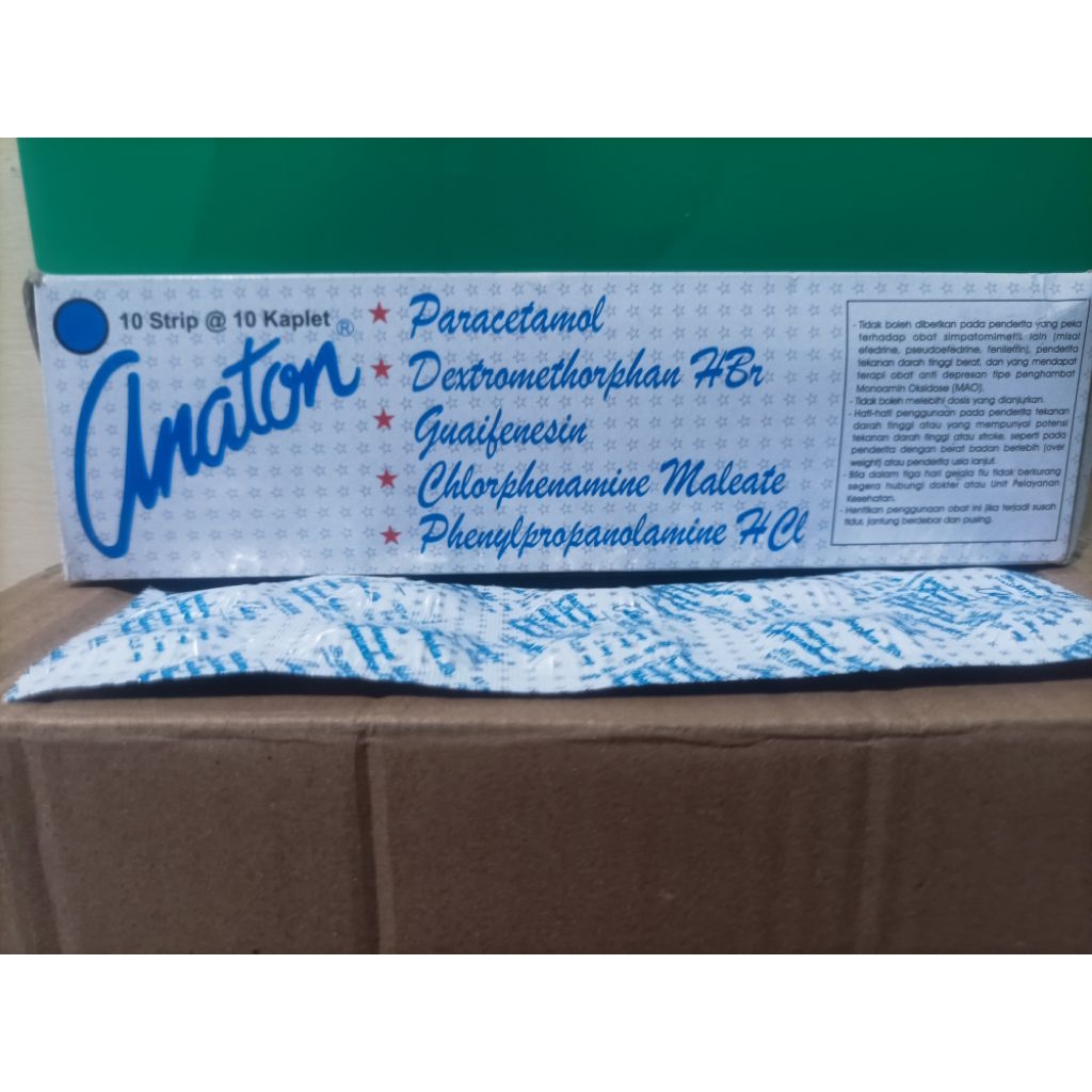 Anaton Tablet obat batuk pilek demam sakit kepala