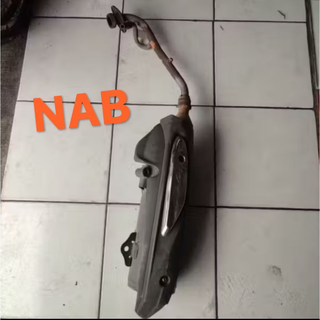 knalpot yamaha xeon karbu ori lepasan STD