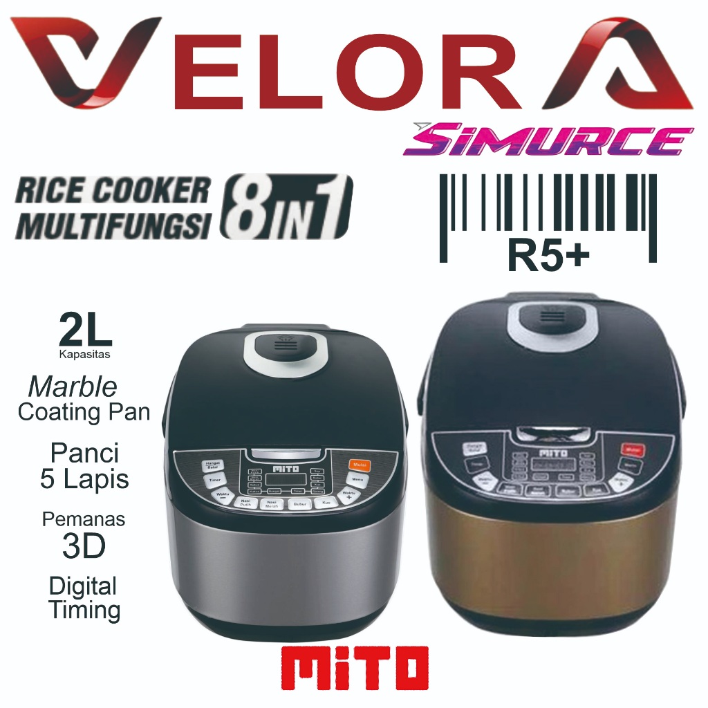 Mito Digital Rice Cooker R5+