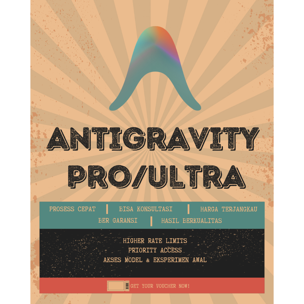 Upgrade Google Antigravity | Login Akun Pribadi GEMINI