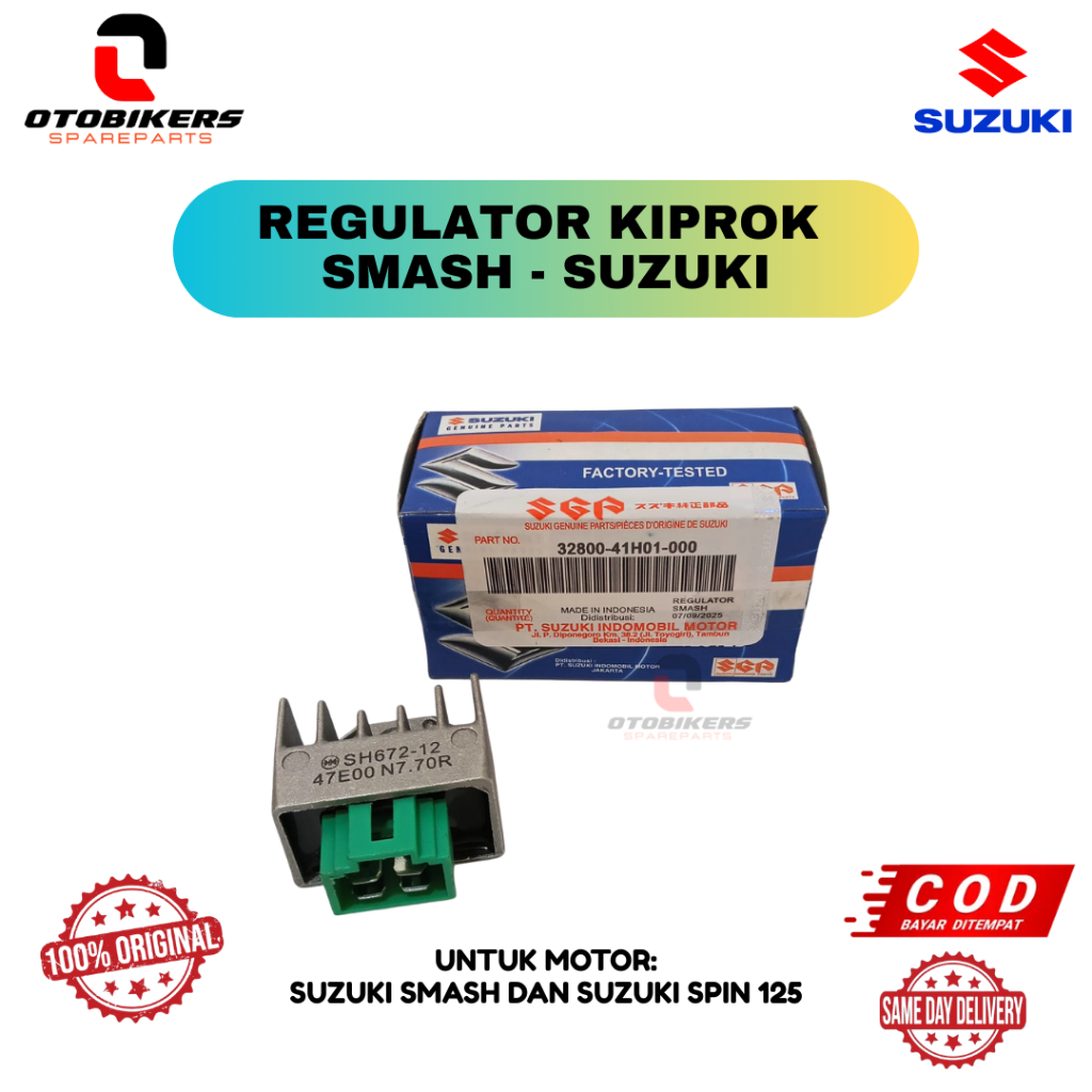 Regulator Kiprok Suzuki SMASH ORIGINAL untuk motor Suzuki Smash, Spin 125
