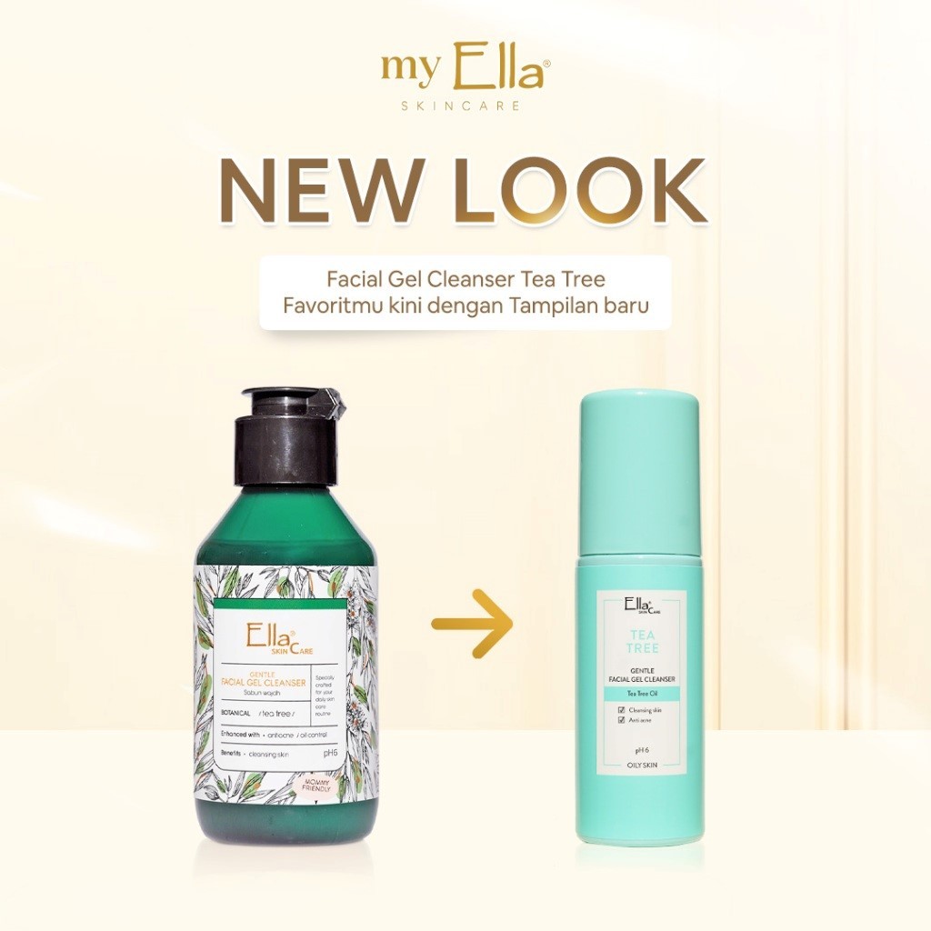 Ella Skincare Facial Wash Tea Tree (SABUN WAJAH TEA TREE) - Aman untuk kulit berminyak dan berjerawa