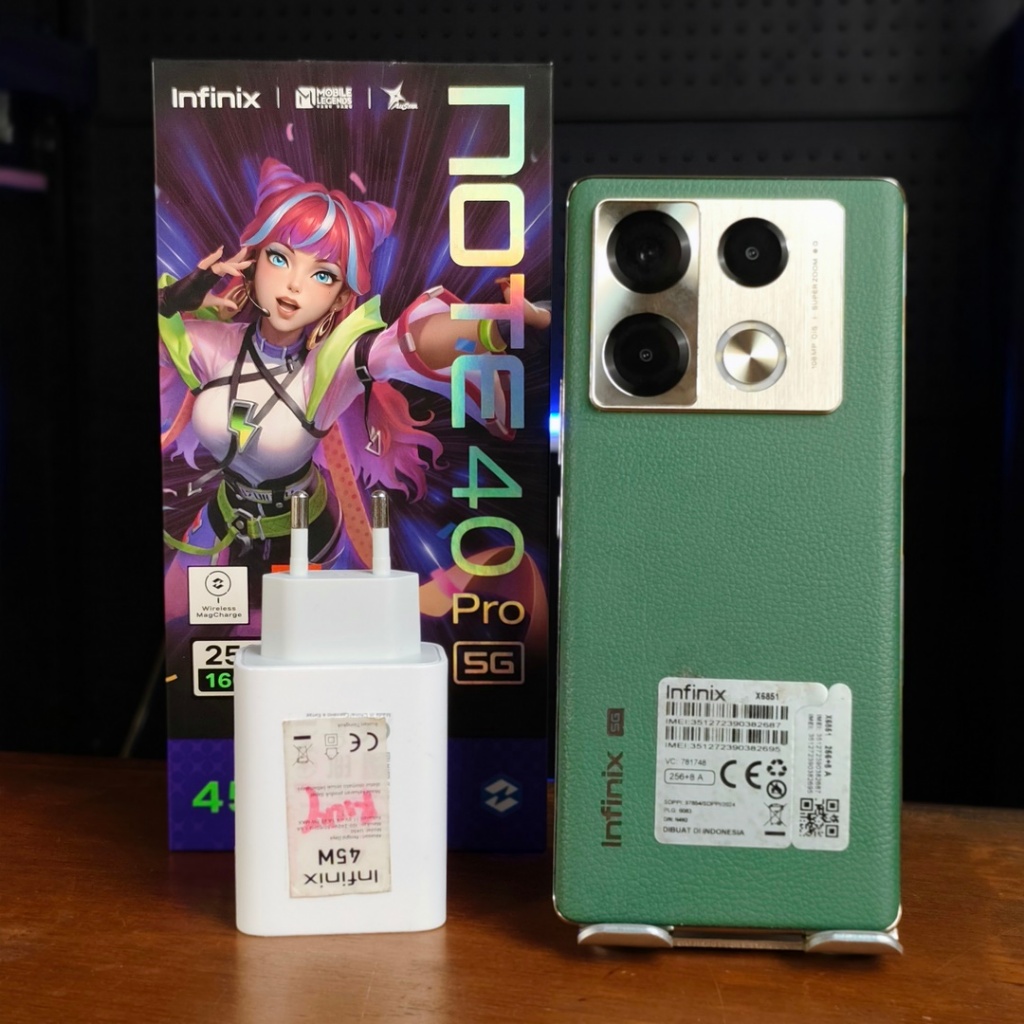 INFINIX NOTE 40 PRO 5G 8/256GB SECOND FULLSET BERGARANSI