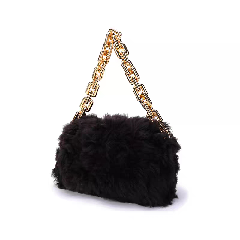 Tas ember silinder keberuntungan baru, tas ember, tas selempang bahu wanita, tas tangan mewah ringan