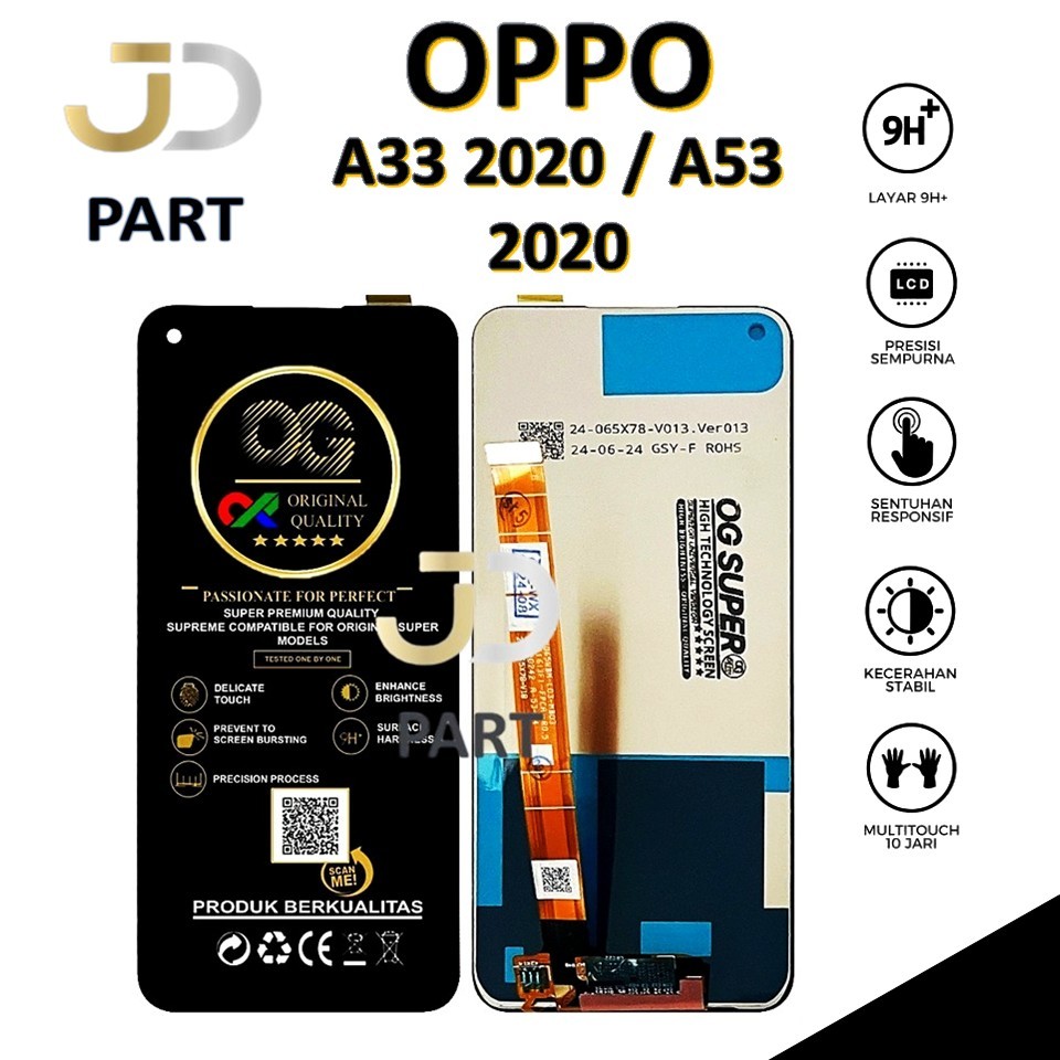LCD TOUCHSCREEN OPPO A33 2020 / A53 2020 ORIGINAL 100% FULLSET