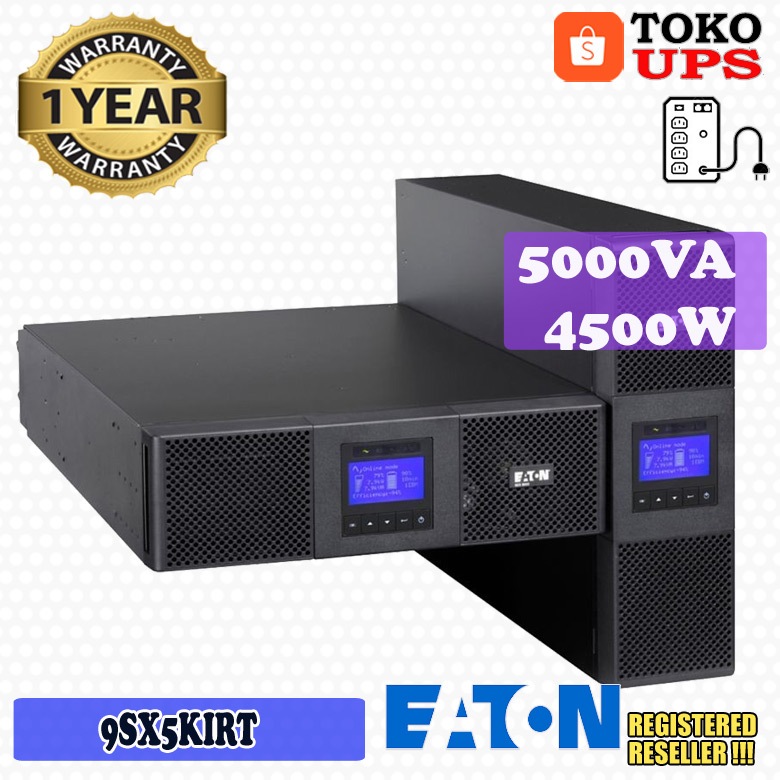 UPS Eaton 9SX5000 9SX5KIRT 5000VA 4500W LCD 3U Rackmount / Tower UPS Online