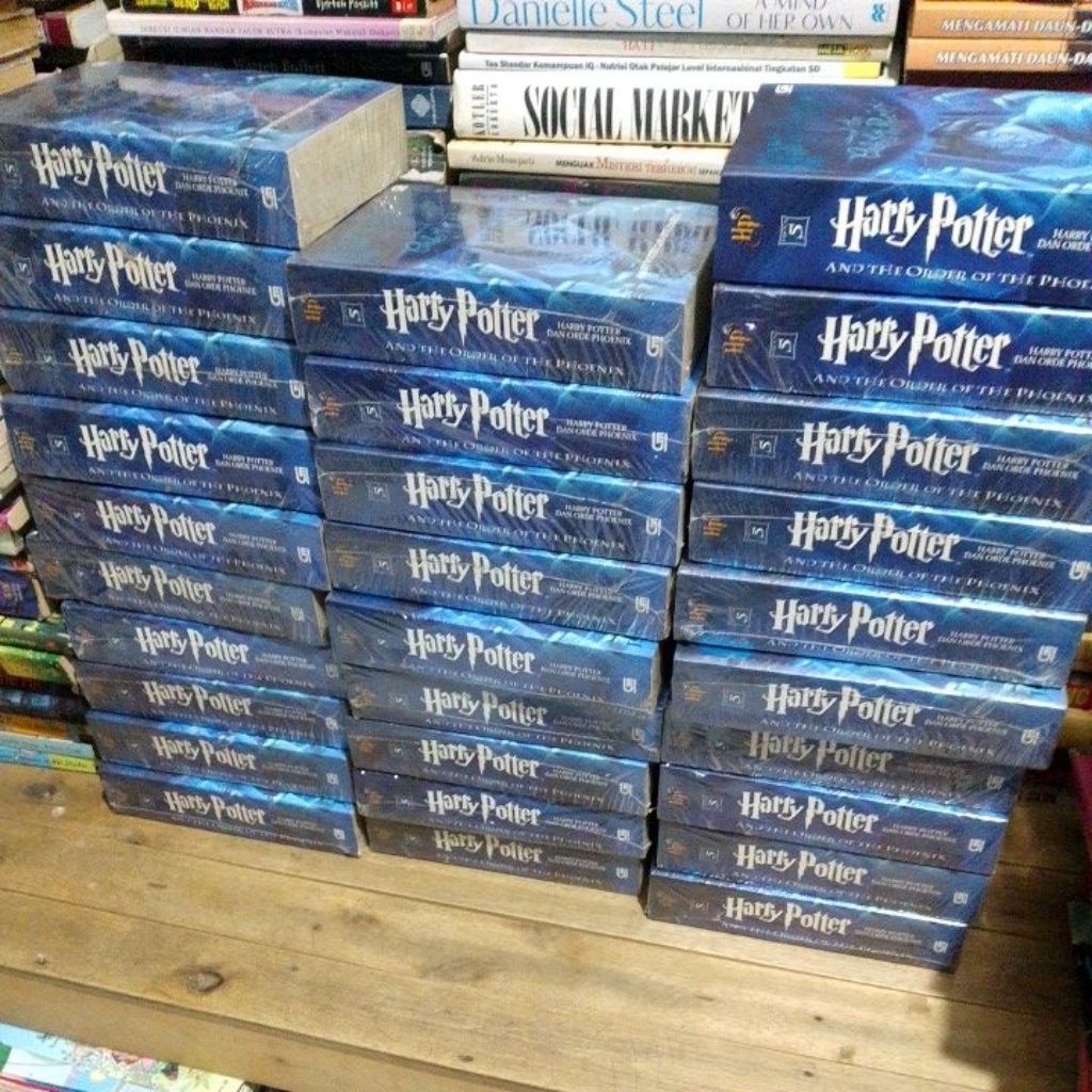 novel Harry Potter seri 5 Order Phoenix original/bekas