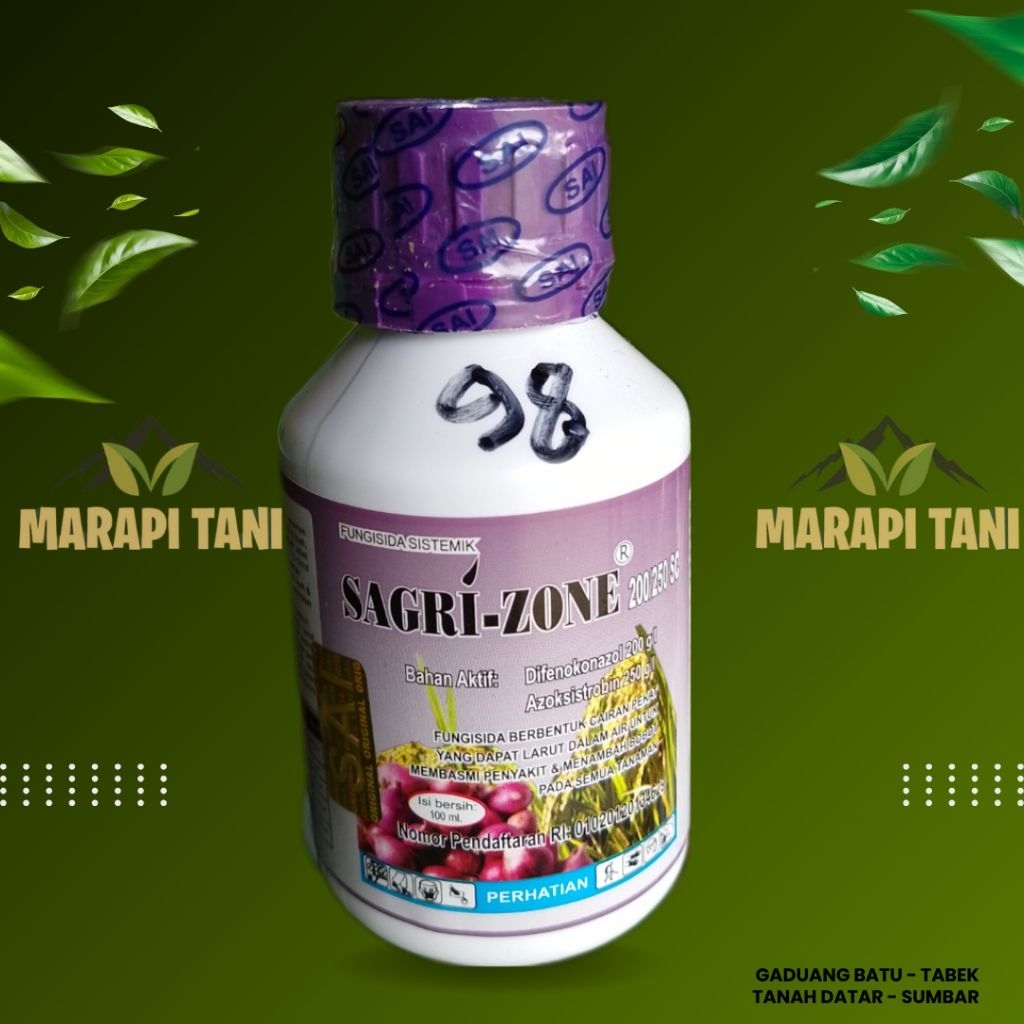 Fungisida SAGRI ZONE 100ml // Bahan aktif Difenokonazol dan Azoksitrobin