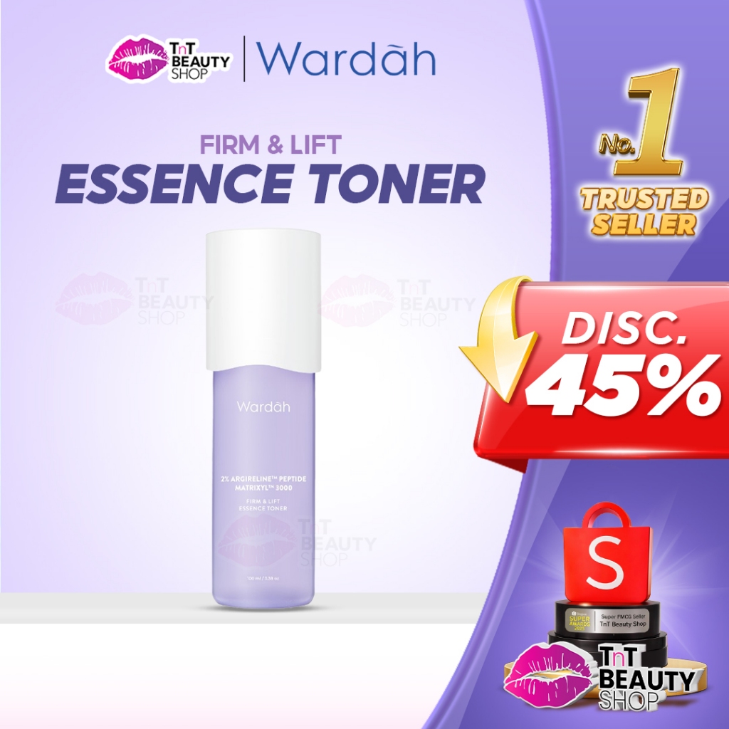 Wardah Renew You 2% Argireline Peptide MatrixylTM 3000 Firm & Lift Essence Toner 50ml - 100ml  | TnT