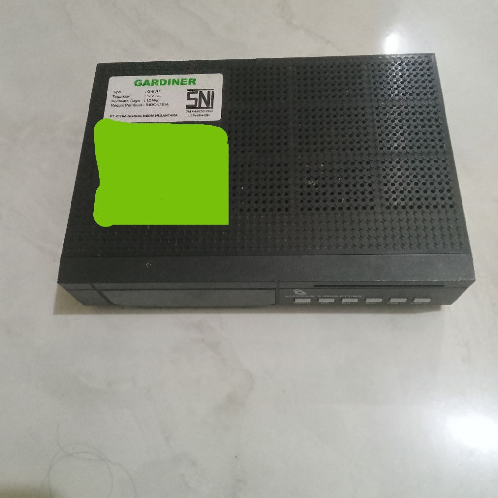 Receiver K VISION GARDINER bekas normal segel mulus