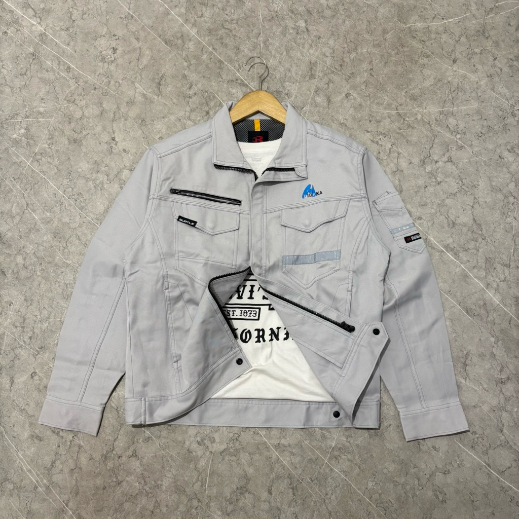 work jacket burtle hidaka size L boxy