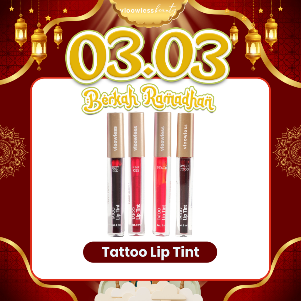 Vloowless Beauty Lip Tint Tattoo