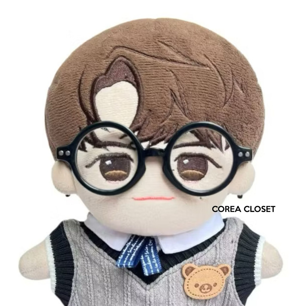 READY STOCK 20cm skzoo upsetduck  ZooPM PenPen PLUSH BABY Ver. doll glasses - Round harry potter gla