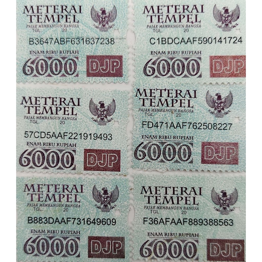 Materai POS 6000 Asli Tahun 2006-2010