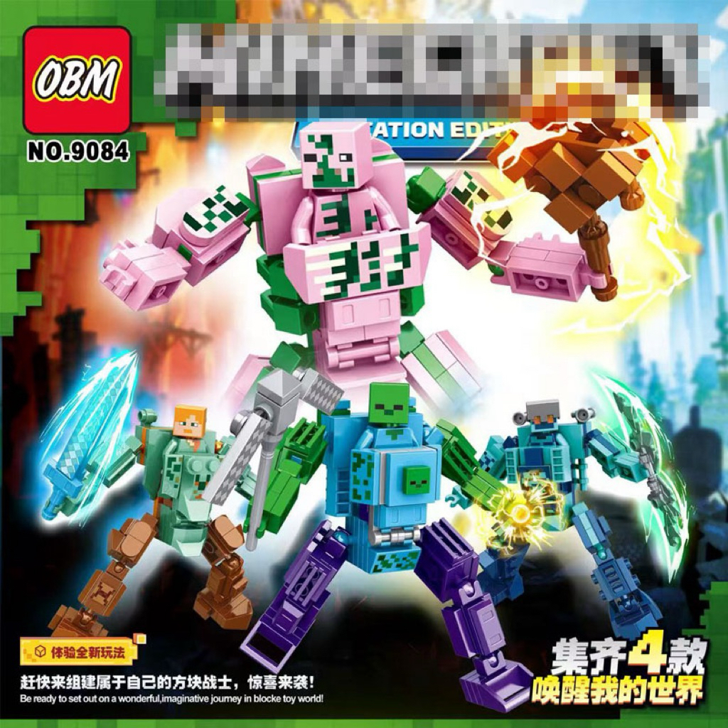 OBM Mainan anak figure robot minicraft block minicraft bricks