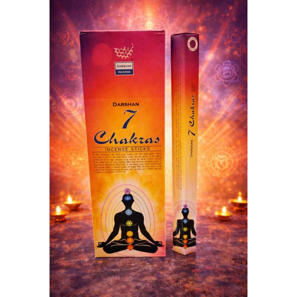 Darshan 7 cakra incense stick dupa healing