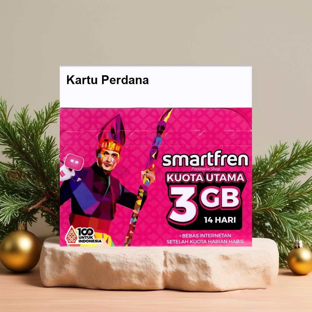 Perdana Smartfren isi 50 Pcs, 3gb 30h fresh wa siap pakai