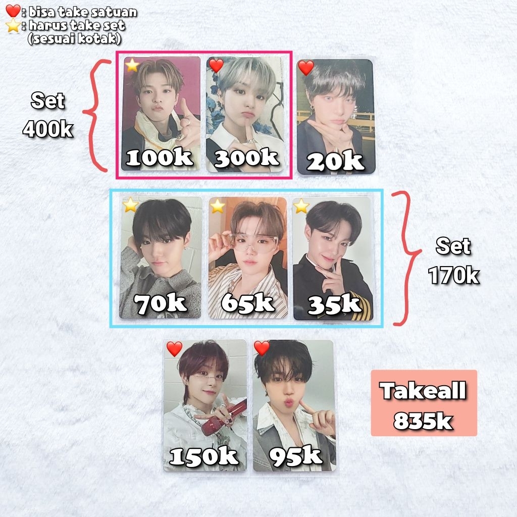 [Baca Deskripsi] PHOTOCARD TREASURE OFFICIAL AAB JIHOON DOYOUNG ASAHI KYOCERA DOME LD KINGKONG MIC M