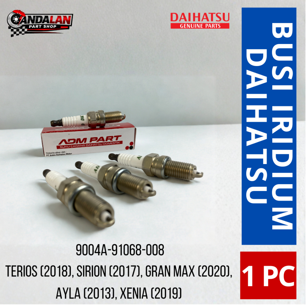 Busi Iridium Daihatsu Genuine ADM Part 9004A91068008 LD6RTIP2-11 Original