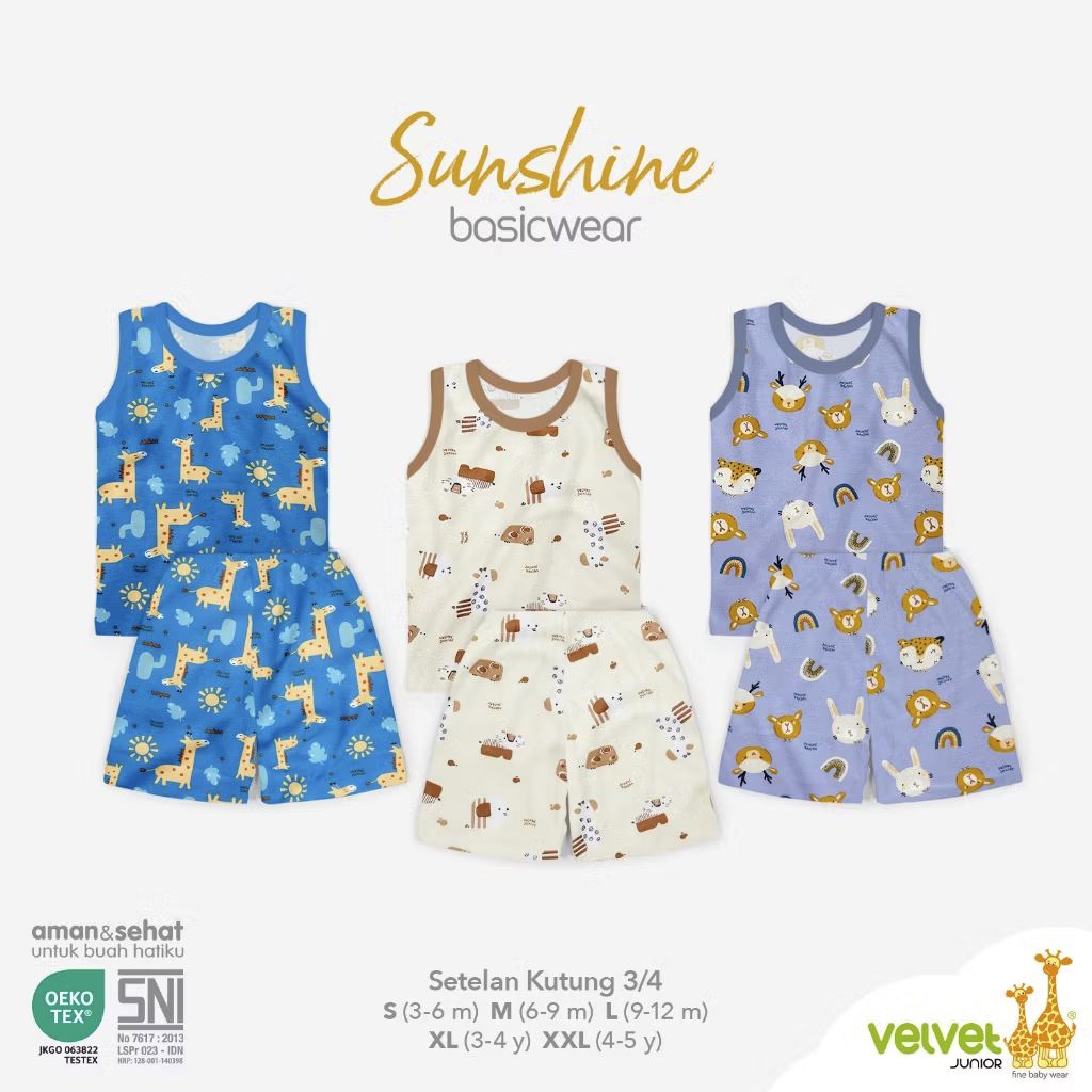 (VELVET JUNIOR) SETELAN KUTUNG SML XL XXL
