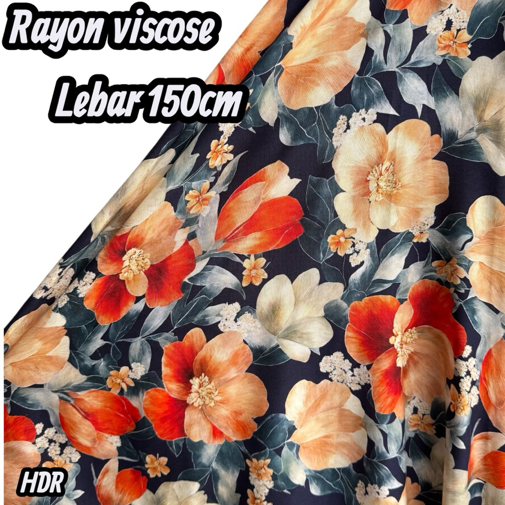 kain katun rayon viscose-rayon premium-motif etnik-batik-kain meteran-by gaharu