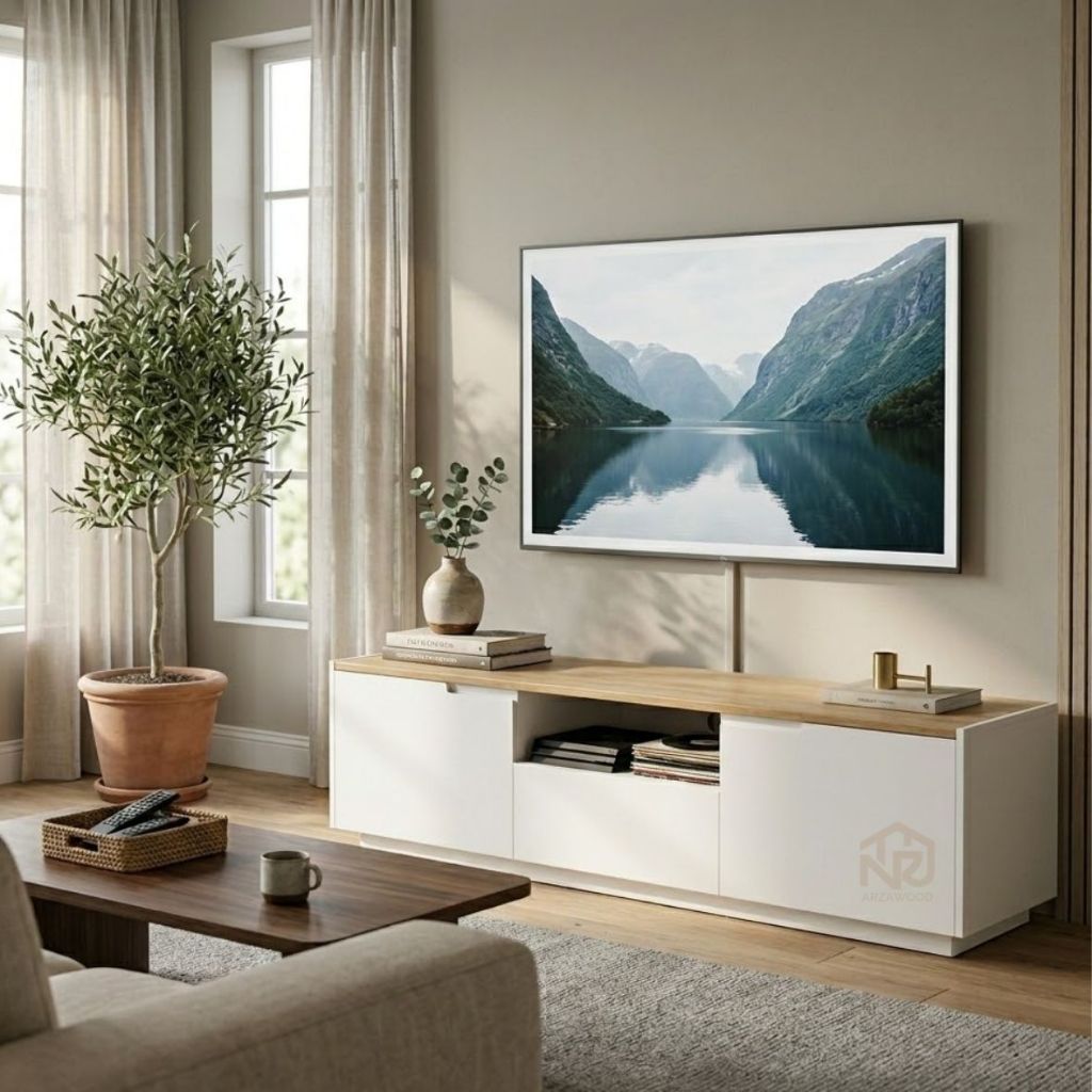 Menja TV Minimalis beefet Tv meja aestetic tahan lama murah