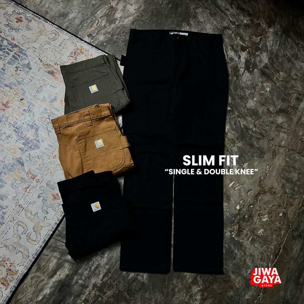 CHRTzzz CARPENTER PANTS DOUBLE KNEE