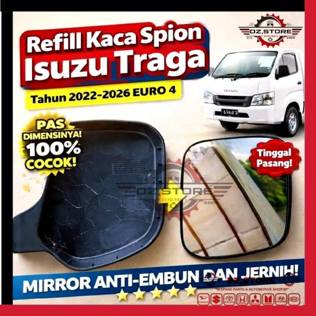 Kaca Spion Isuzu Traga Euro 4, Spion Traga Original, Spion Isuzu Traga 2024. mobil - KIRI