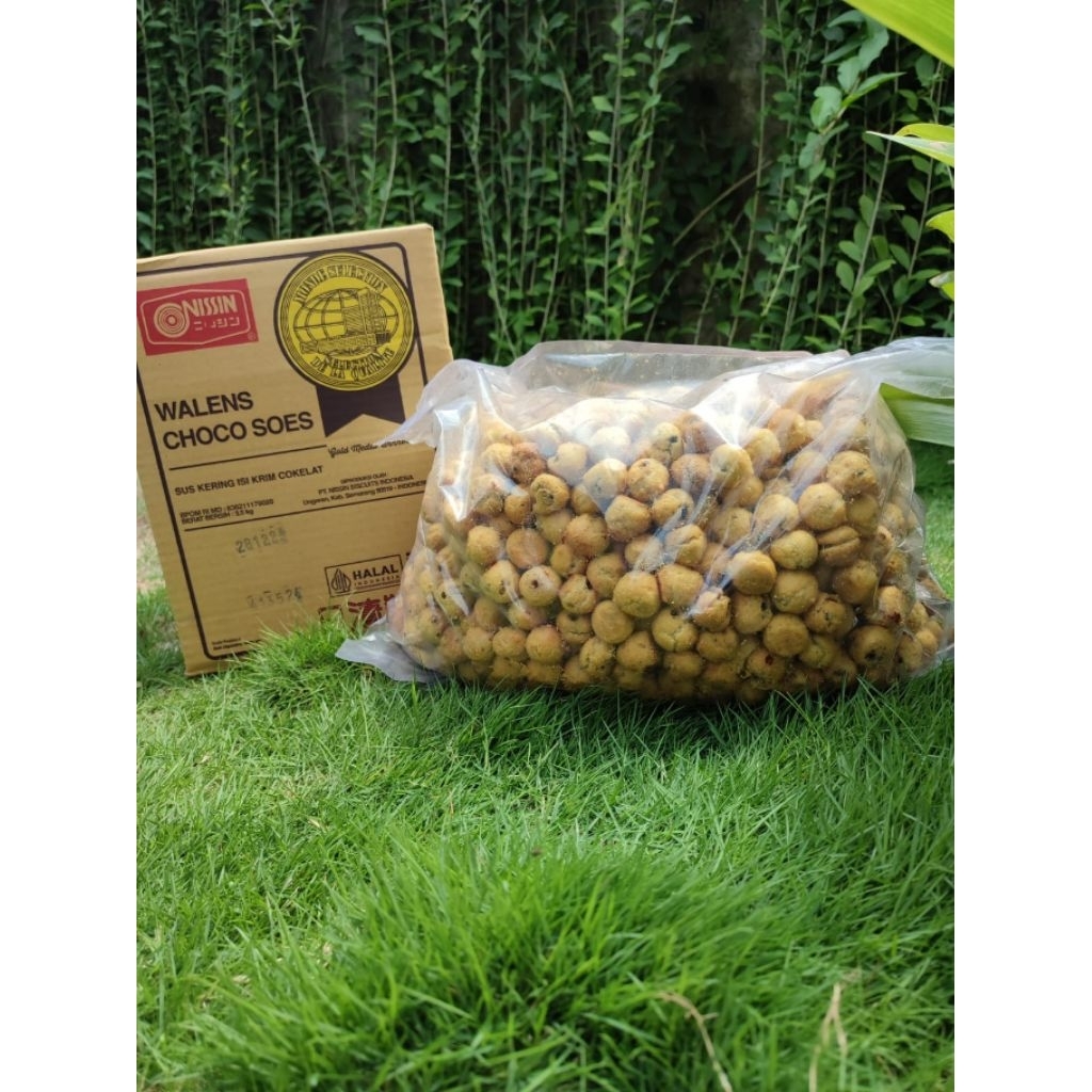 (1 RESI MAKSIMAL 3 KARTON) WALENS CHOCO SOES BY NISSIN BERAT 3.5 KG