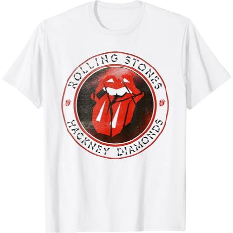 BAJU ANAK Official The Rolling Stones HD Circle Logo T-Shirt