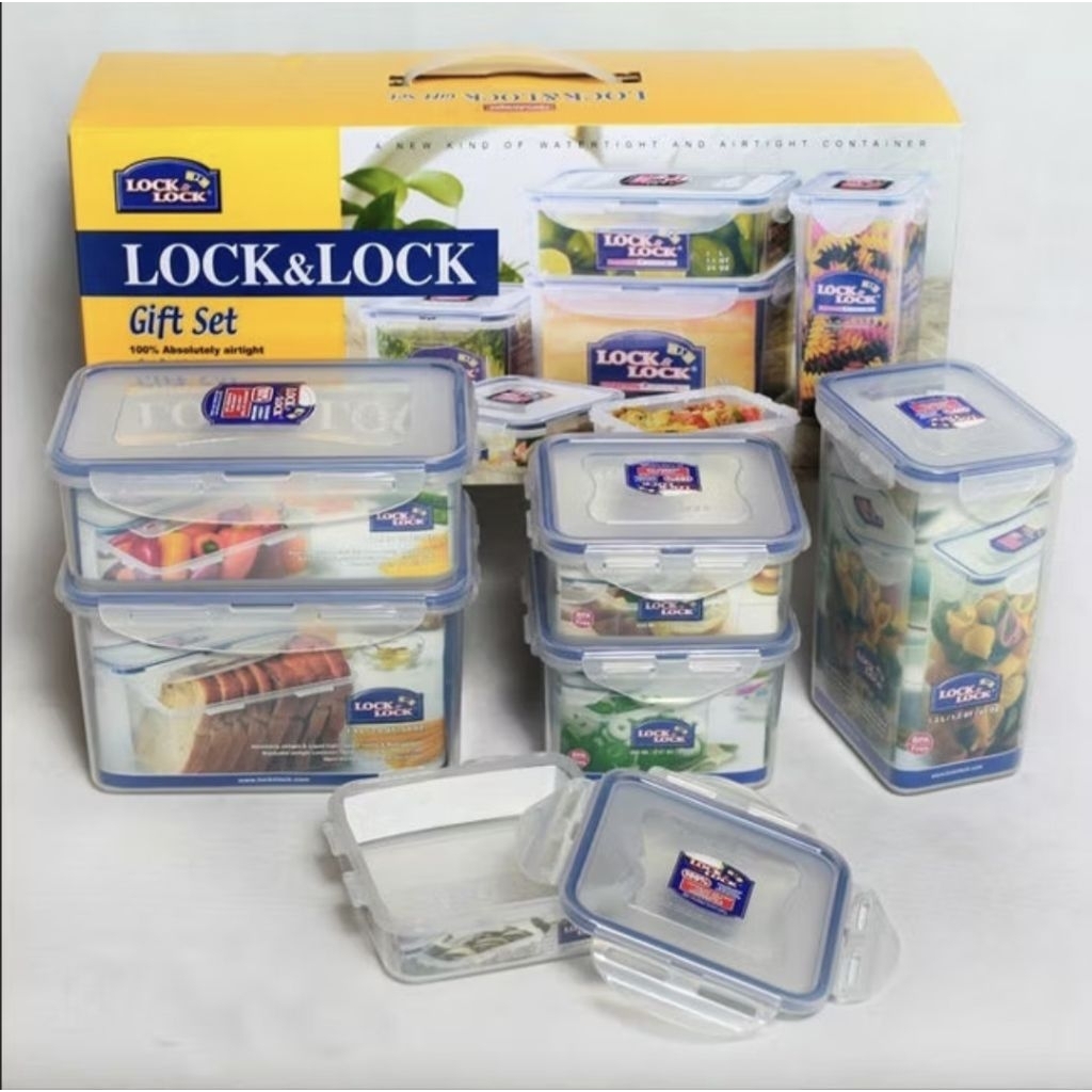 Lock and Lock Gift set isi 6