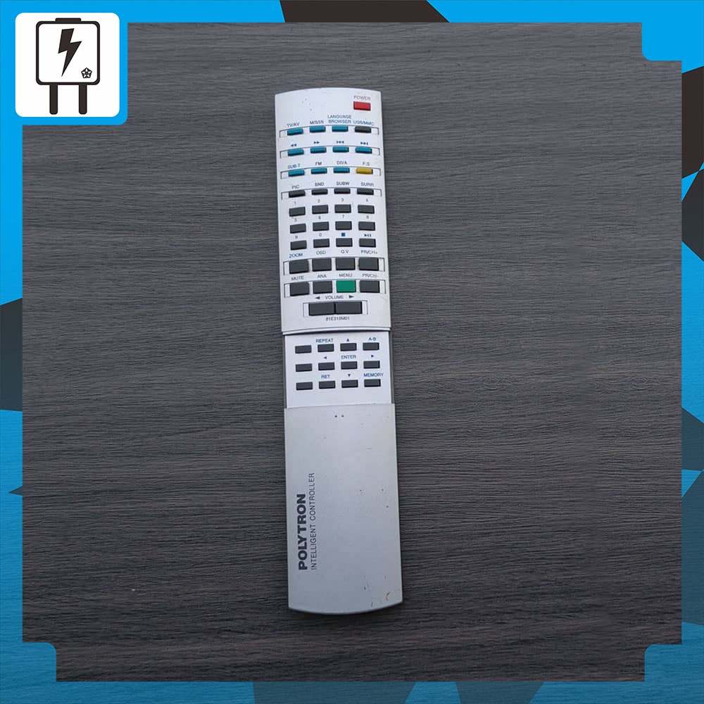 Remot DVD Player Polytron BigBand Dewa Remote Hometheater BB 2302M Intelligent Controller CD VCD Ori