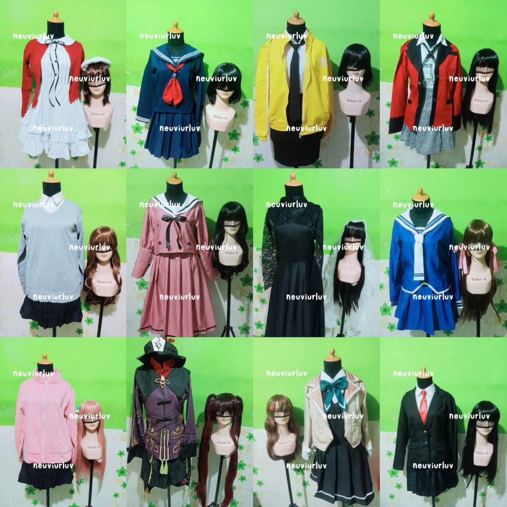 Sale FULLSET Cosplay 200-300k Waguri Hu Tao Hori Bochi Tomie Megumi Honda Tohru Yumeko Gaeul Hinako
