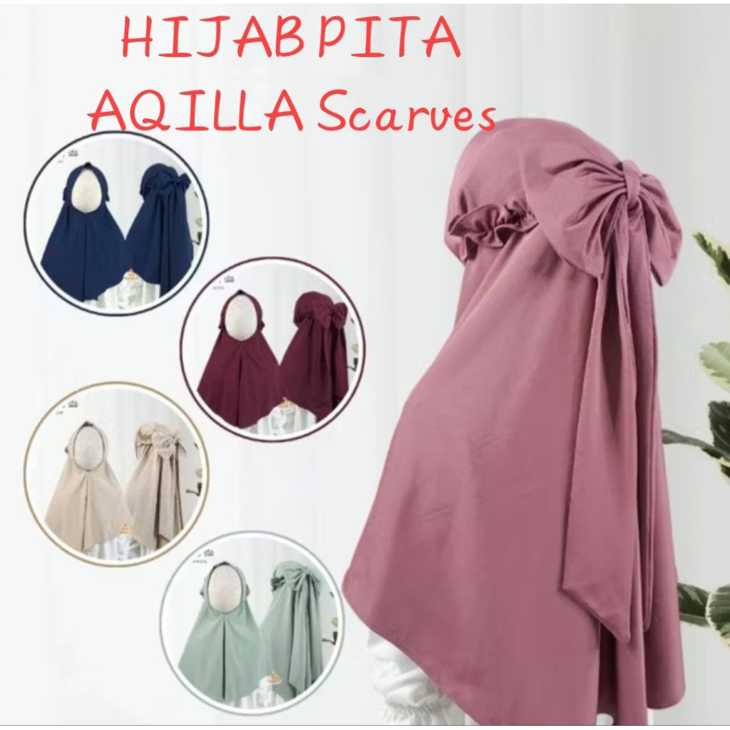 Hijab pita/jilbab pita anak/hijab ria ricis/hijab anak terbaru/jilbab anak terlaris/hijab instan ana