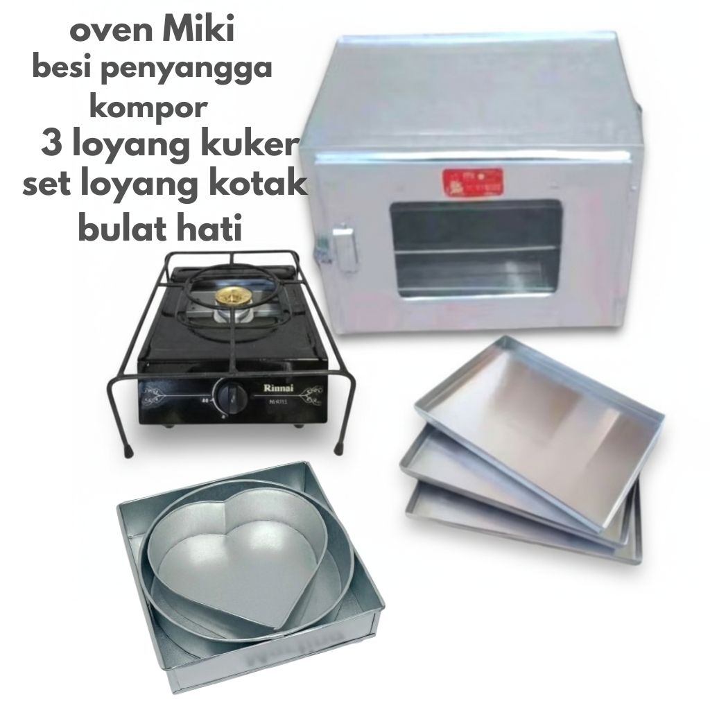 oven kompor Mikey mouse tiga susun oven tangkring kompor gas oven kue serbaguna