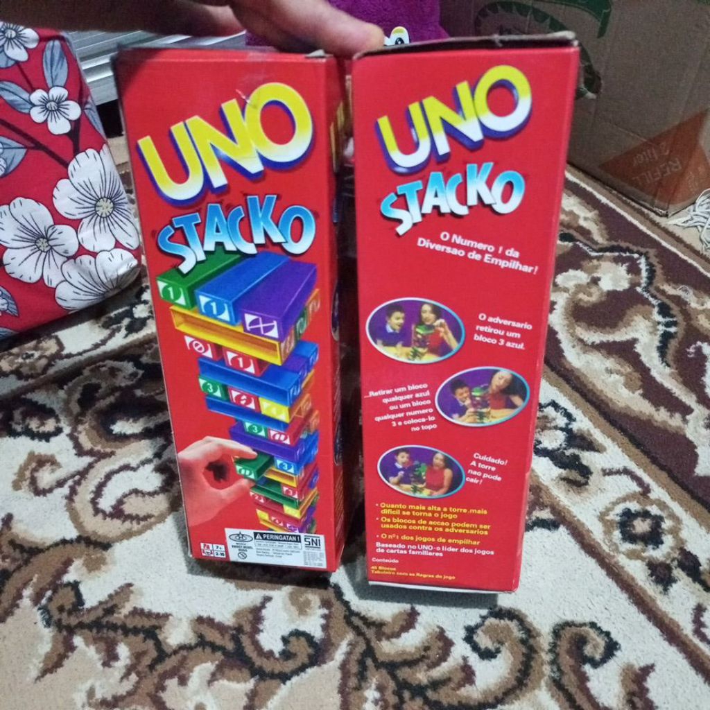 UNO STACKO Original Uno Balok Uno Card
