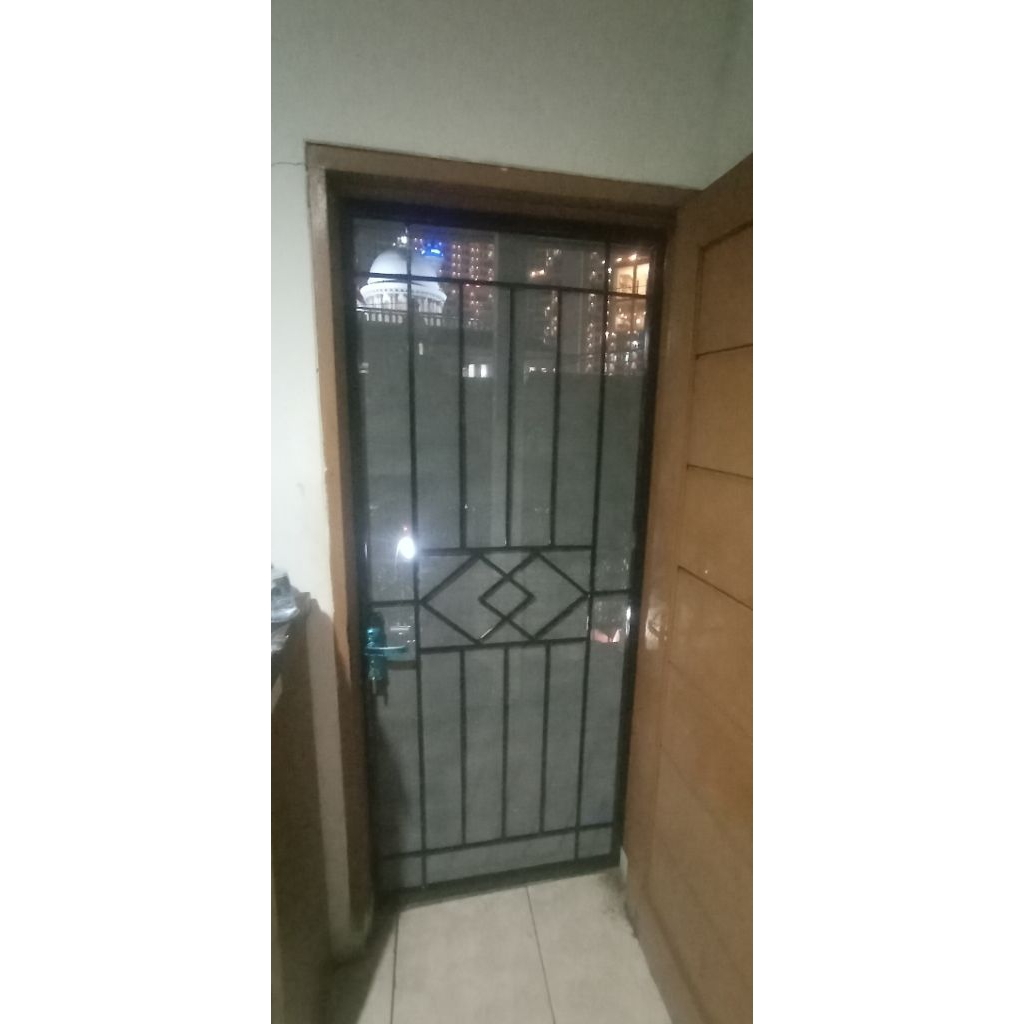 PROMO Pintu kawat nyamuk baja besi holo 30x30