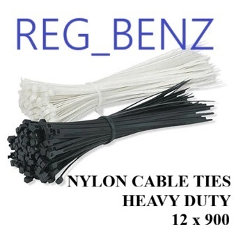 [TERLARIS] Kabel Ties Extra Heavy Duty 90cm | Ties 12x900mm | Cable Ties 12 x 900mm | Zip Ties 90cm