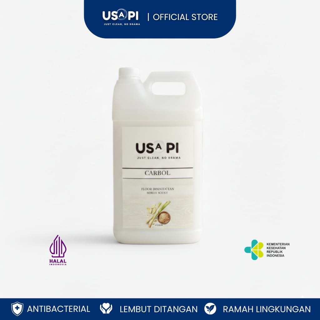 USAPI Carbol Sereh 5 Liter Refill | Pembersih Karbol Sereh