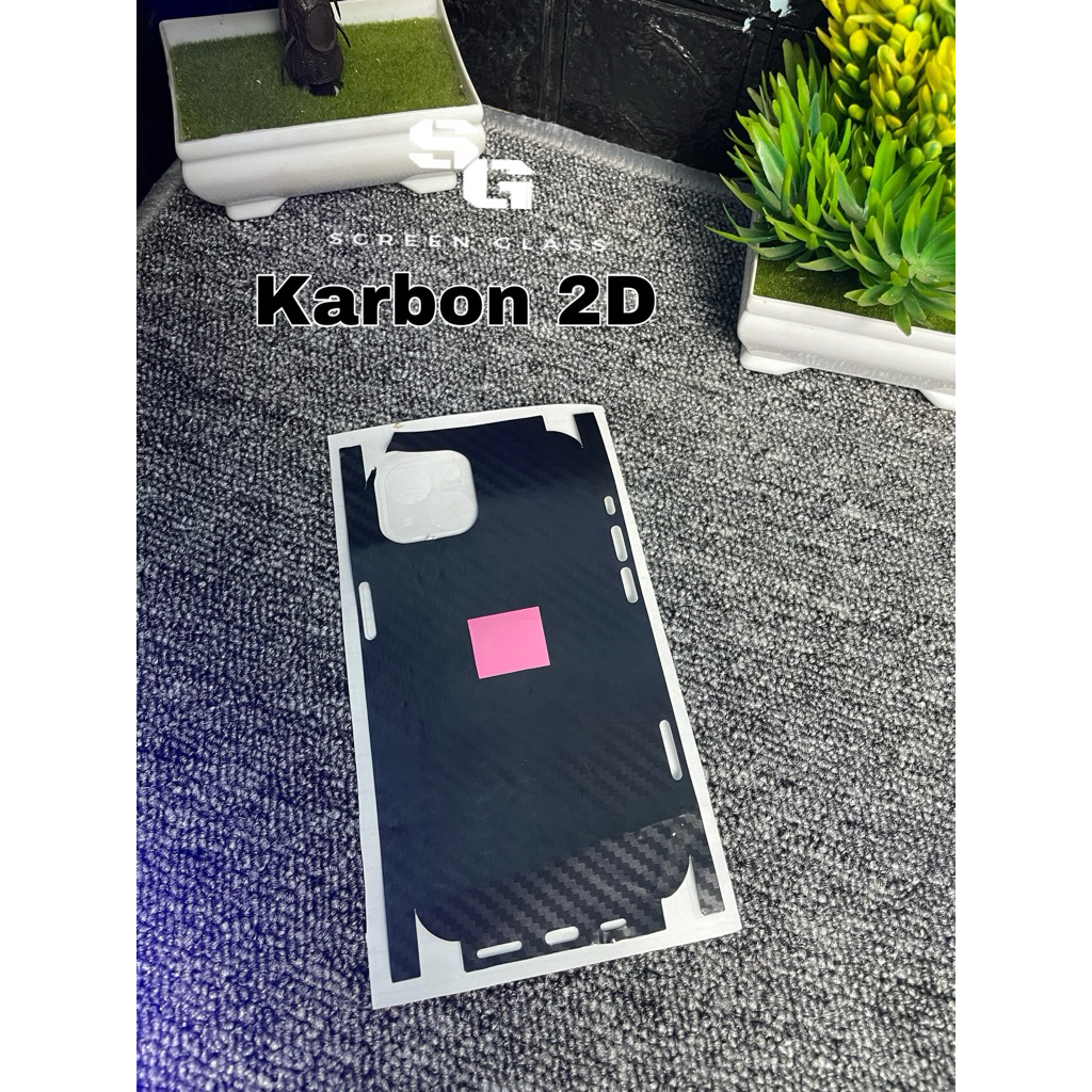 Garskin Carbon 2D Anti Jamur Untuk Semua Type Hp Pelindung Hp Anti Jamur